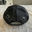 Bling black cross hat