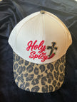 Holy but spicy cheetah hat snap back