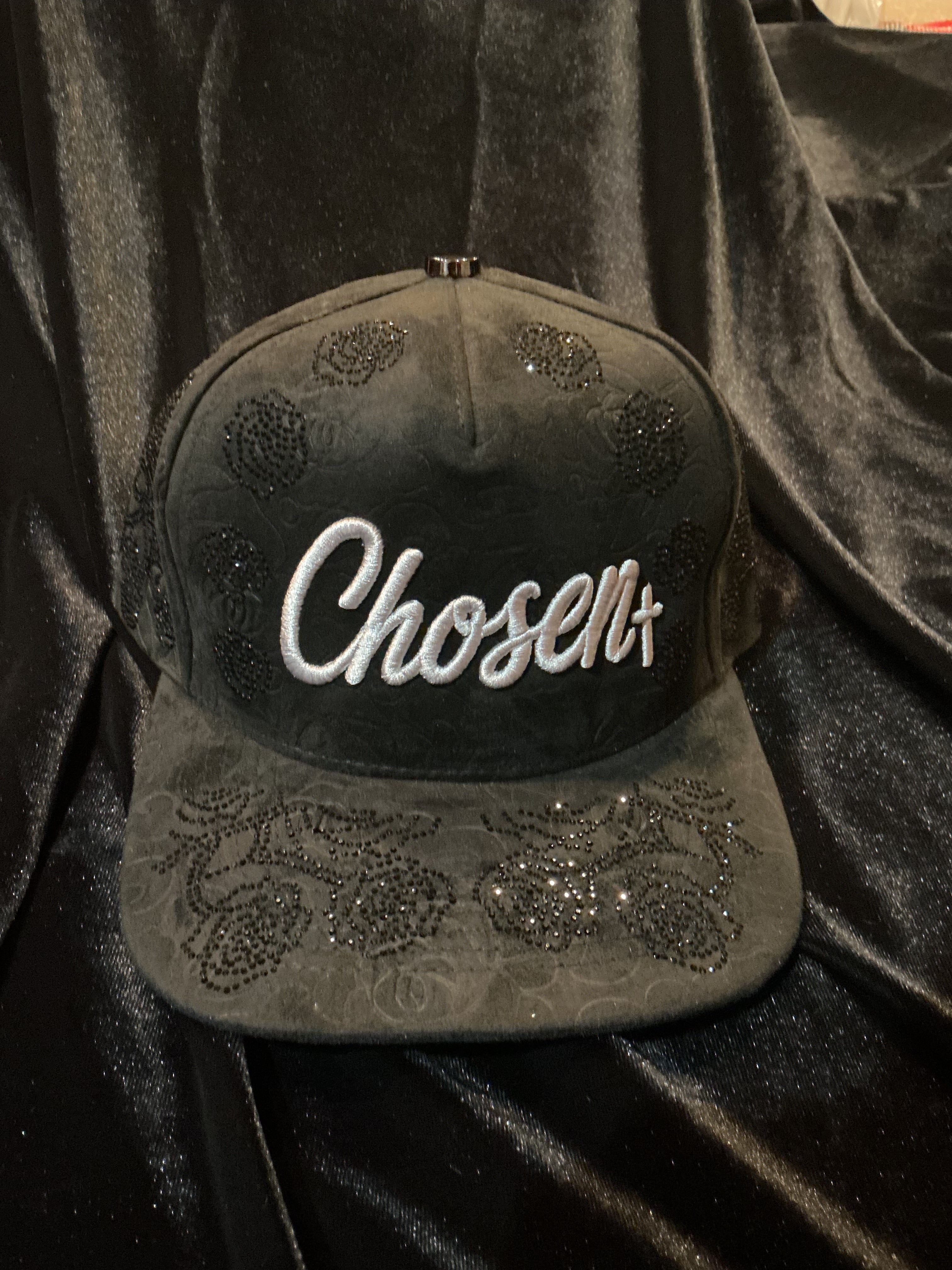 Beautiful bling blac chosen hat