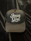Black JESUS  GIRL Trucker hat