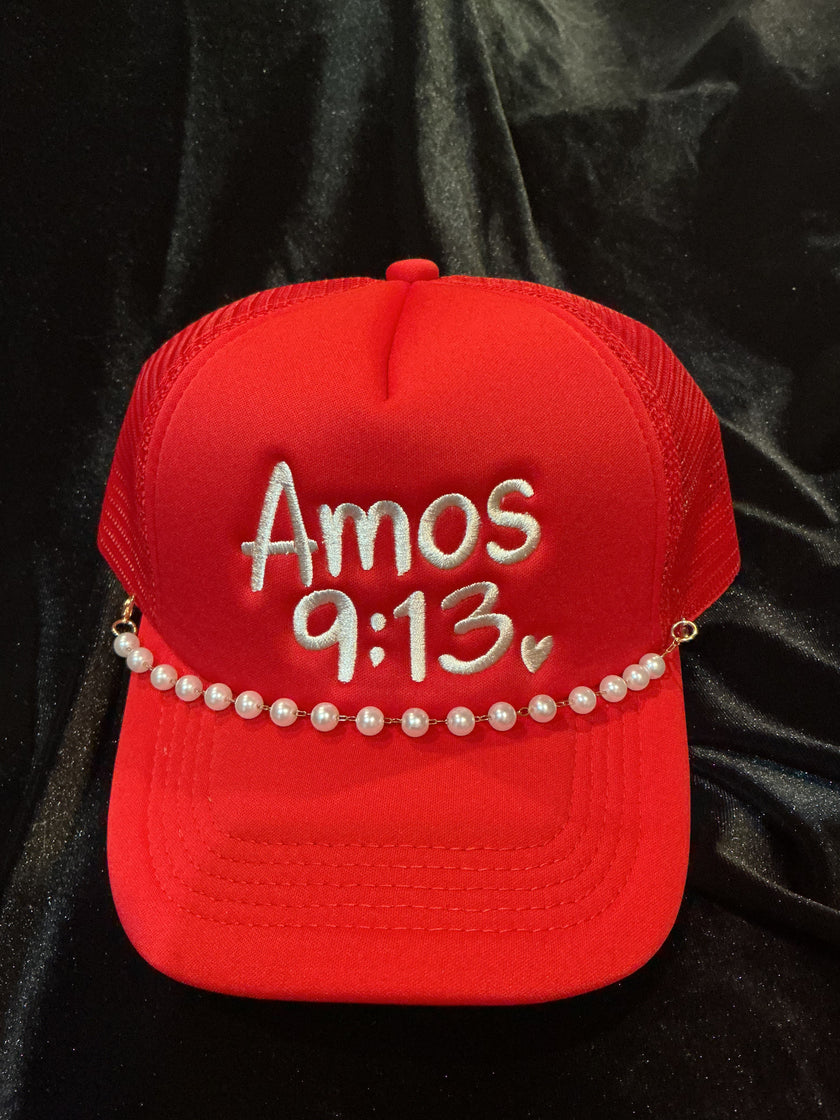 Amos 9:13 trucker hats