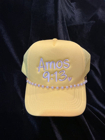 Amos 9:13 trucker hats